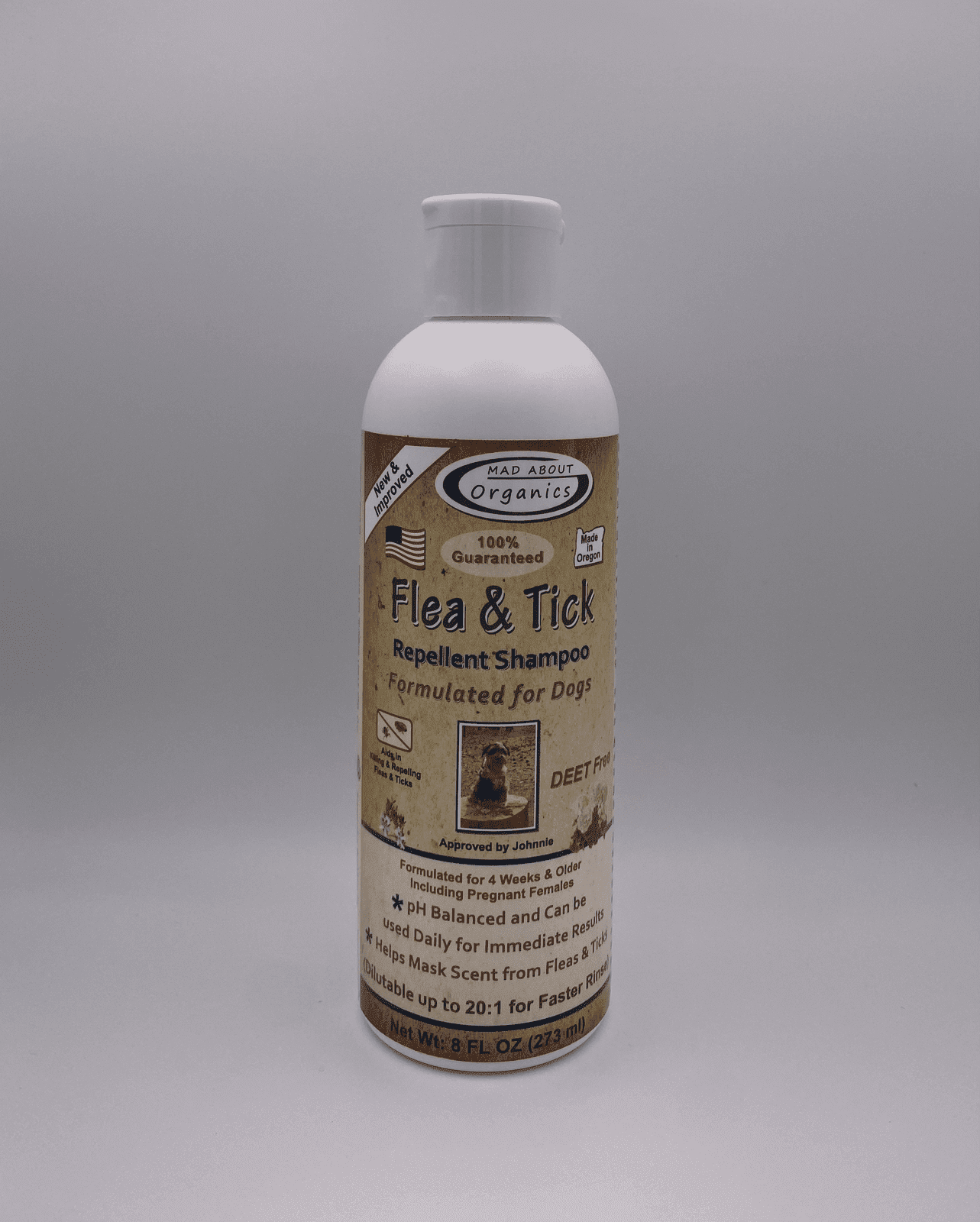 Mad About Organics Flea & Tick Repellent Shampoo 8oz